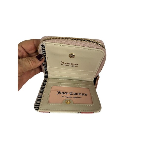 Juicy Couture Wallet Womens One Size Strawberry Print Zip-Around Charm - Picture 4 of 5